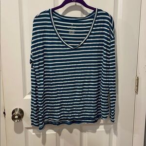 AEO EUC Soft & Sexy V Neck Long Sleeve